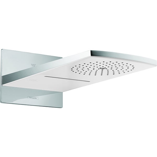 Hansgrohe Kopfbrause Raindance Rainfall 180 Air 2jet weiss/chrom