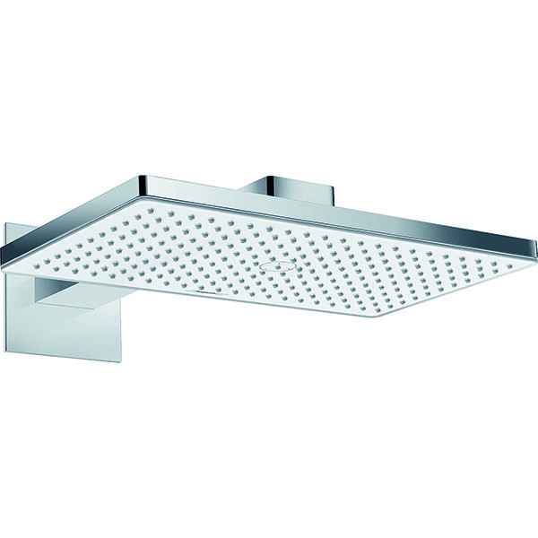 Hansgrohe Kopfbrause Rainmaker Select 460 1jet weiss/chrom mit Brausearm 450mm