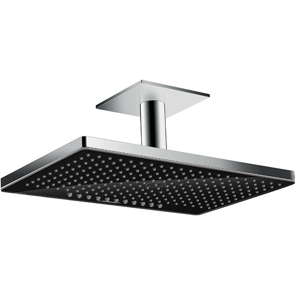 Hansgrohe Kopfbrause Rainmaker Select 460 2jet Deckenmontage schwarz/chrom
