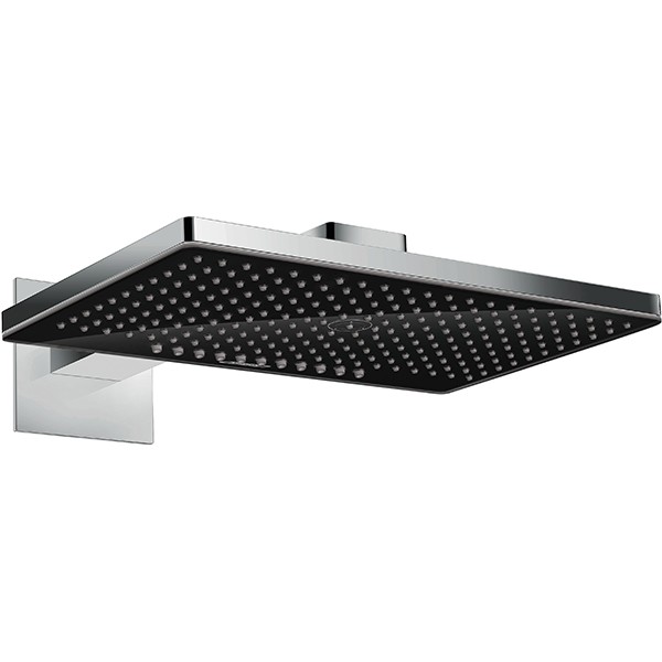 Hansgrohe Kopfbrause Rainmaker Select 460 2jet schwarz/chrom mit Brausearm 450mm