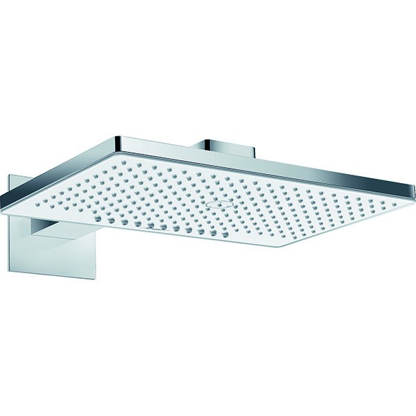 Hansgrohe Kopfbrause Rainmaker Select 460 2jet weiss/chrom mit Brausearm 450mm