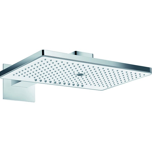 Hansgrohe Kopfbrause Rainmaker Select 460 3jet weiss/chrom mit Brausearm 450mm