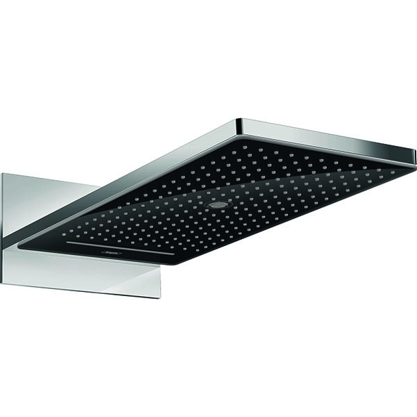 Hansgrohe Kopfbrause Rainmaker Select 580 3jet Wandmontage schwarz/chrom