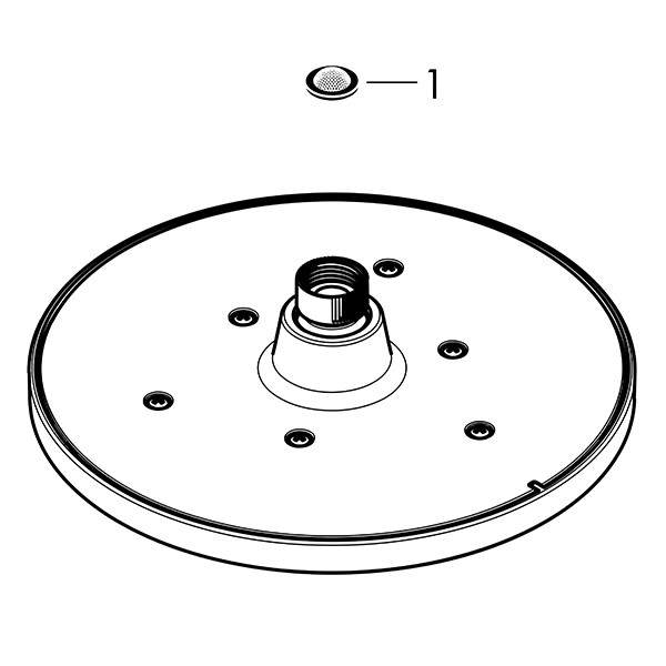 Hansgrohe Kopfbrause Vernis Blend 200 1jet Green chrom