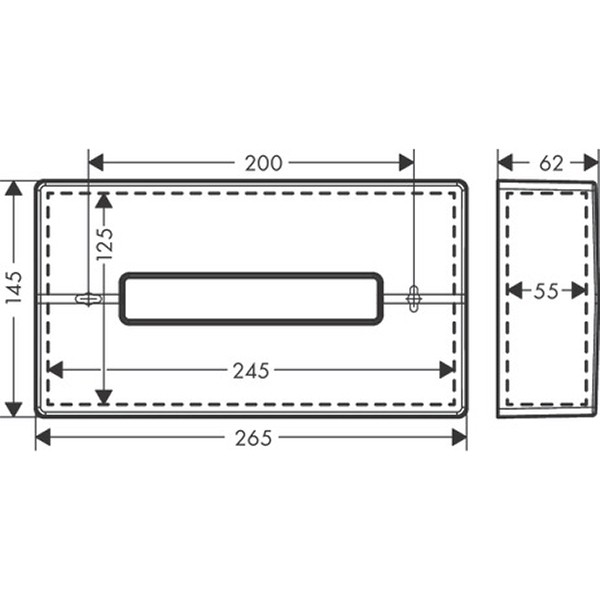 Hansgrohe Kosmetiktuchbox AddStoris chrom 
