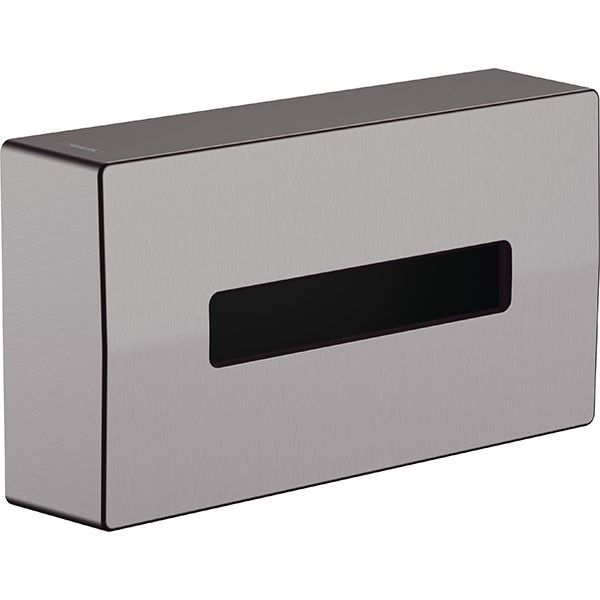 Hansgrohe Kosmetiktuchbox AddStoris brushed black chrome 