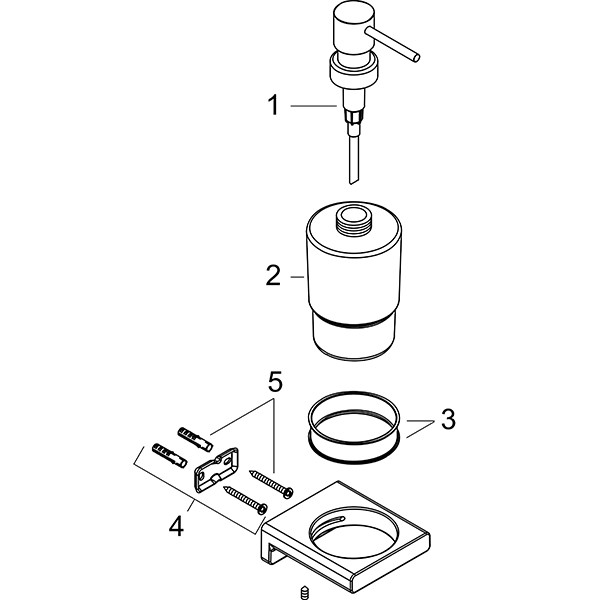 Hansgrohe Lotionspender AddStoris chrom 