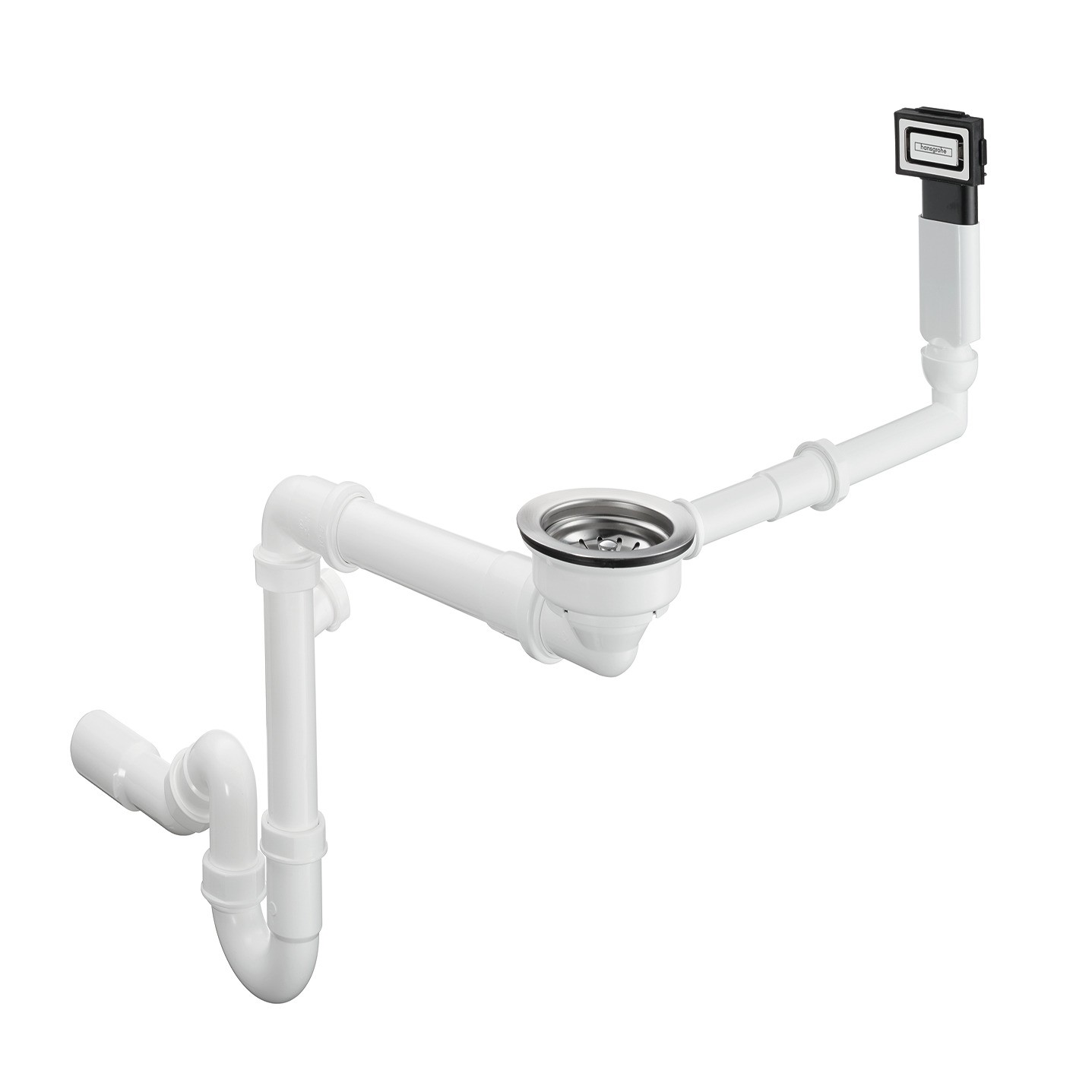 Hansgrohe Manuelle Ab- und Überlaufgarnitur Einzelbecken Granit D16-10