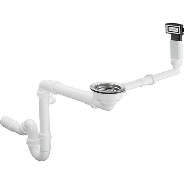 Hansgrohe Manuelle Ab- und Überlaufgarnitur Einzelbecken Granit D16-10