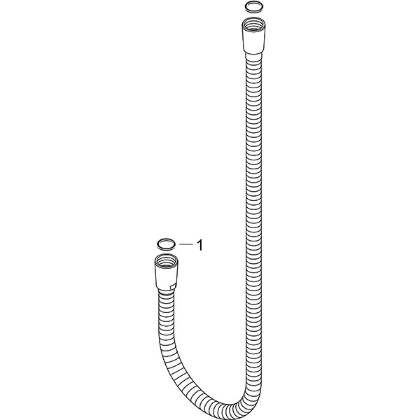Hansgrohe Metallbrauseschlauch 1,25 m Brushed Gold Optic