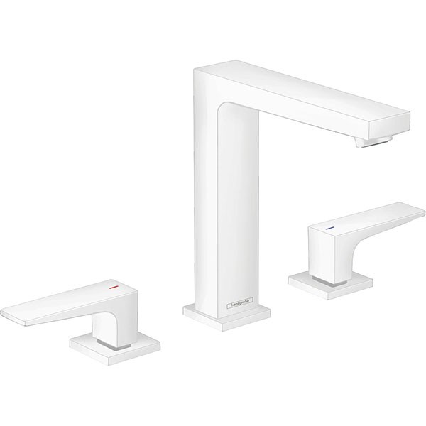 Hansgrohe 3-Loch Waschtischarmatur 160 Metropol mattweiss