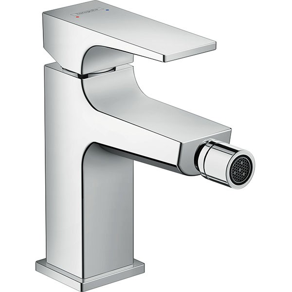 Hansgrohe Bidetmischer Metropol mit Push-Open Ablaufgarnitur chrom