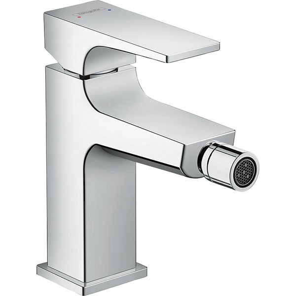 Hansgrohe Bidetmischer Metropol mit Push-Open Ablaufgarnitur chrom