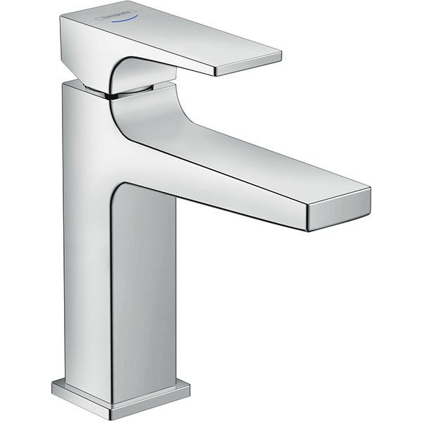 Hansgrohe Metropol Einhebel-Waschtischmischer 100 mit Hebelgriff für Handwaschbecken für Kaltwasser, chrom 32501000