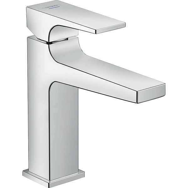 Hansgrohe Metropol Einhebel-Waschtischmischer 100 mit Hebelgriff für Handwaschbecken für Kaltwasser, chrom 32501000