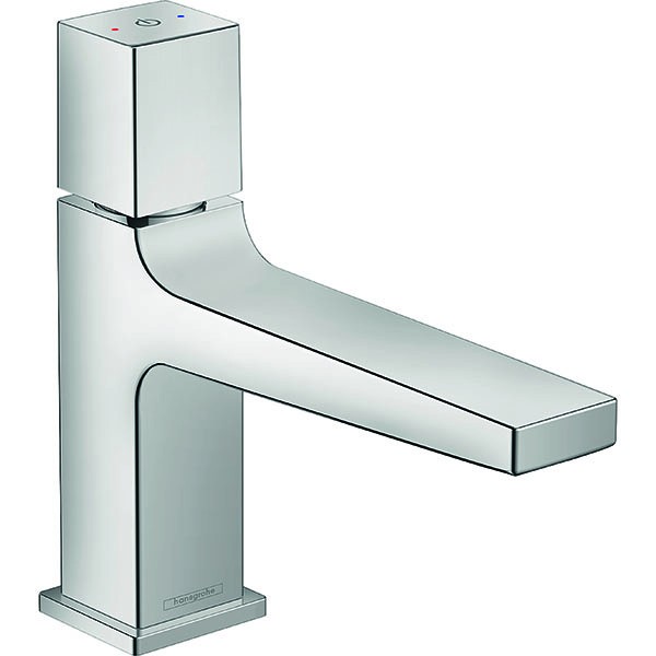 Hansgrohe Metropol Waschtischmischer 100 Select mit Push-Open Ablaufgarnitur, chrom 32570000