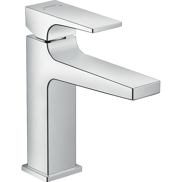 HG Waschtischmischer 110 Metropol chrom mit Push-Open Ablaufgarnitur