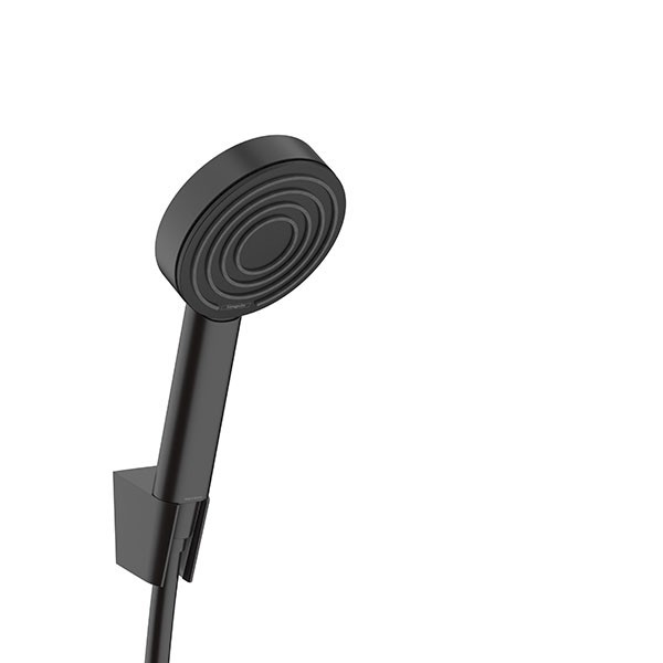 Hansgrohe Porterset Pulsify 105 1jet mit Brauseschlauch 1250mm mattschwarz