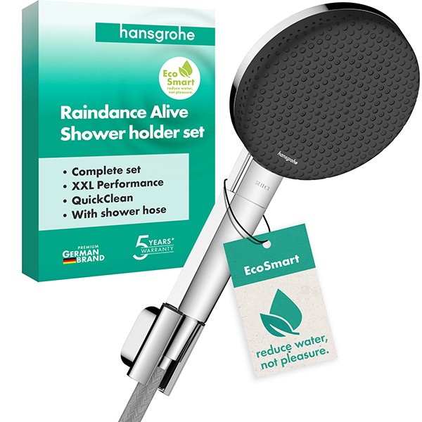 Hansgrohe Porterset Raindance Alive Select S  125 3jet EcoSmart m.Schl. 1600mm chrom