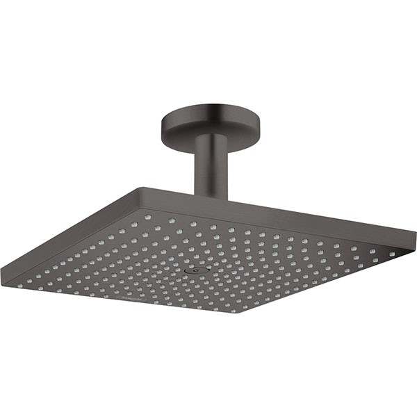 Hansgrohe Kopfbrause Raindance E 300 1jet Deckenmontage brushed black chrome
