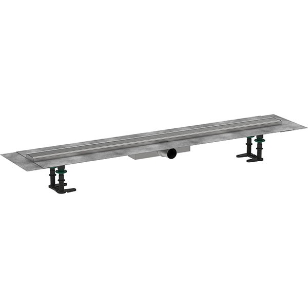 Hansgrohe RainDrain Compact Komplettset Duschrinne 1000 für flache Installation Edelstahl gebürstet