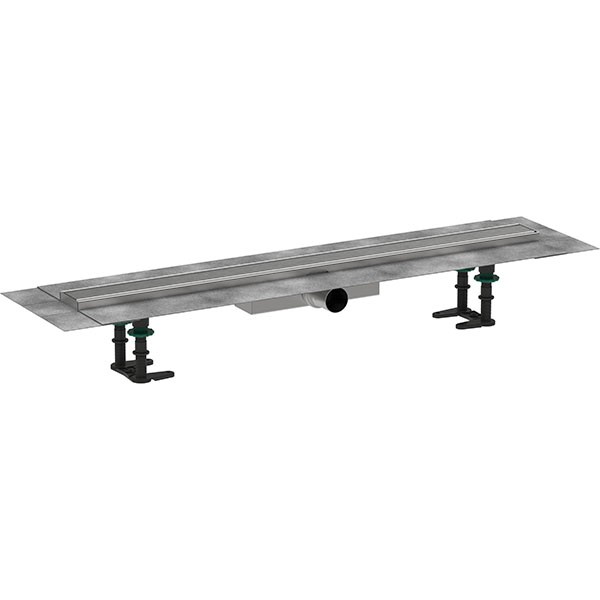 Hansgrohe RainDrain Compact Komplettset Duschrinne 800 für flache Installation Edelstahl gebürstet