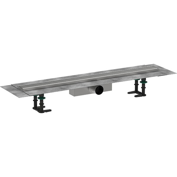 Hansgrohe RainDrain Compact Komplettset Duschrinne 800 für Standardinstallation Edelstahl gebürstet