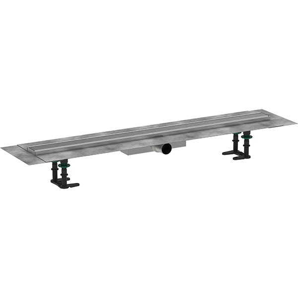 Hansgrohe RainDrain Compact Komplettset Duschrinne 900 für flache Installation Edelstahl gebürstet