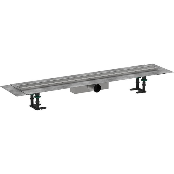 Hansgrohe RainDrain Compact Komplettset Duschrinne 900 für Standardinstallation Edelstahl gebürstet
