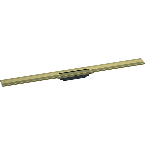 Hansgrohe RainDrain Flex Duschrinne 1000 mm kürzbar für Wandmontage brushed bronze