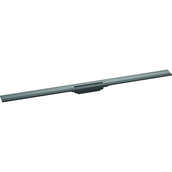 Hansgrohe RainDrain Flex Duschrinne 1200 mm kürzbar für Wandmontage brushed black chrome