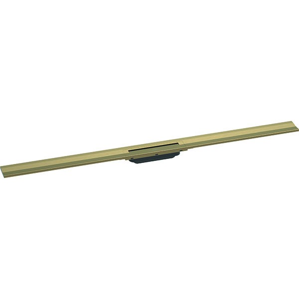 Hansgrohe RainDrain Flex Duschrinne 1200 mm kürzbar für Wandmontage brushed bronze