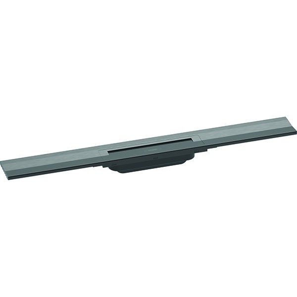 Hansgrohe RainDrain Flex Duschrinne 700 mm kürzbar für Wandmontage brushed black chrome