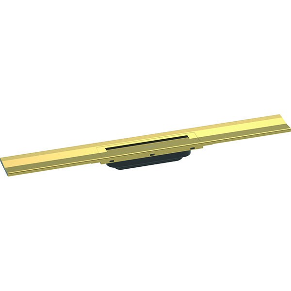 Hansgrohe RainDrain Flex Duschrinne 700 mm kürzbar für Wandmontage polished gold