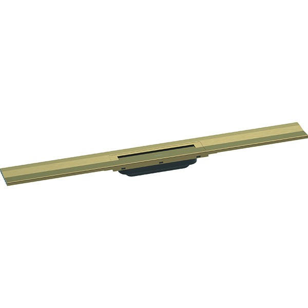 Hansgrohe RainDrain Flex Duschrinne 800 mm kürzbar für Wandmontage brushed bronze
