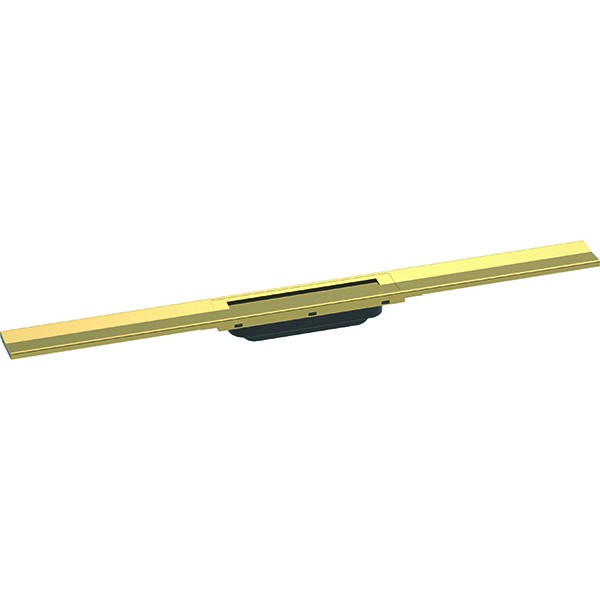 Hansgrohe RainDrain Flex Duschrinne 800 mm kürzbar zur freien Montage Goldoptik poliert