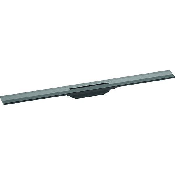 Hansgrohe RainDrain Flex Duschrinne 900 mm kürzbar für Wandmontage brushed black chrome