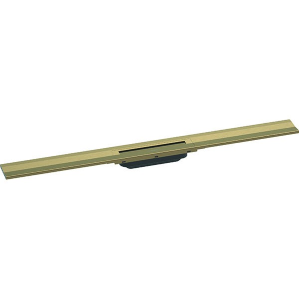 Hansgrohe RainDrain Flex Duschrinne 900 mm kürzbar für Wandmontage brushed bronze