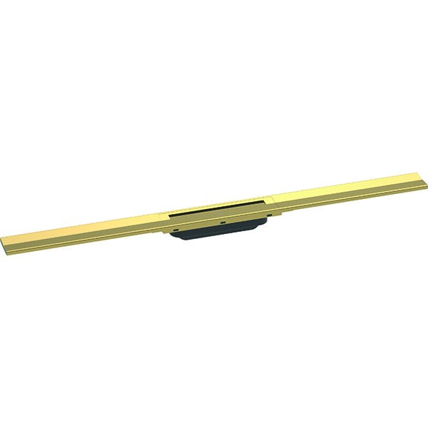 Hansgrohe RainDrain Flex Duschrinne 900 mm kürzbar zur freien Montage polished gold