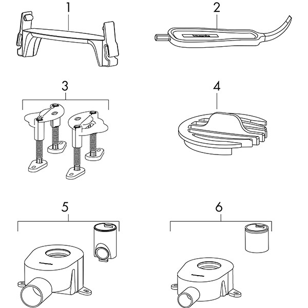 Hansgrohe RainDrain Go Komplettset Duschrinne 1000 rückseitig befliesbar für Standard-/flache Installation Mattschwarz