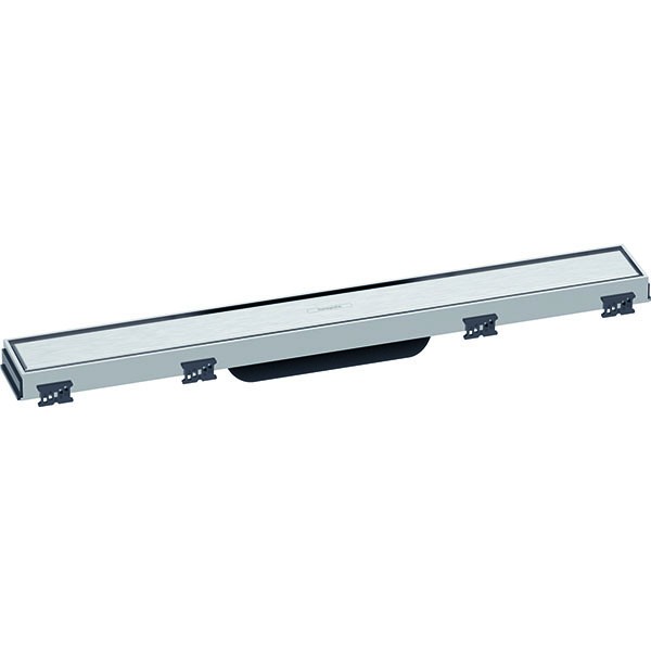 Hansgrohe RainDrain Match Duschrinne 600 mm mit höhenverstellbaren Rahmen BST