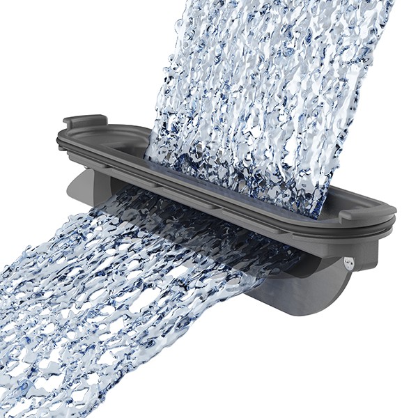Hansgrohe RainDrain Match Duschrinne 600 mm mit höhenverstellbaren Rahmen MW