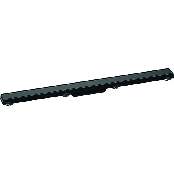Hansgrohe RainDrain Match Duschrinne 900 mm mit höhenverstellbaren Rahmen schwarz