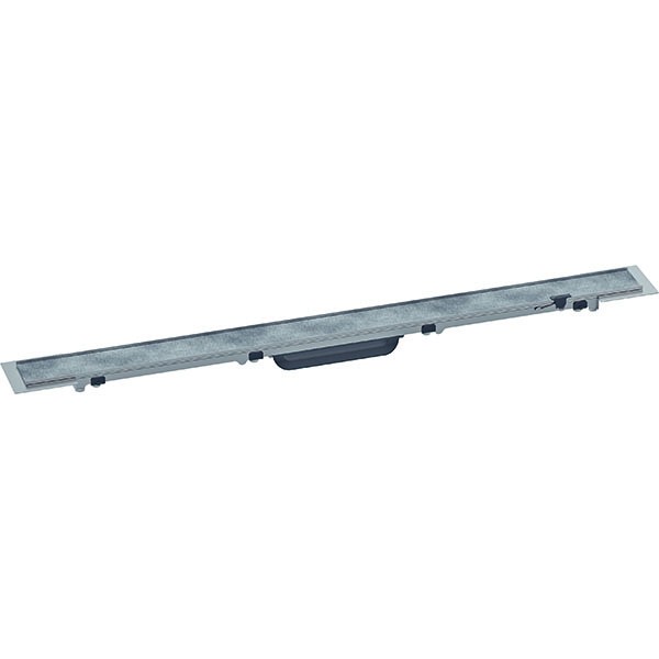 Hansgrohe RainDrain Rock Duschrinne 800 mm kürzbar und befliesbar