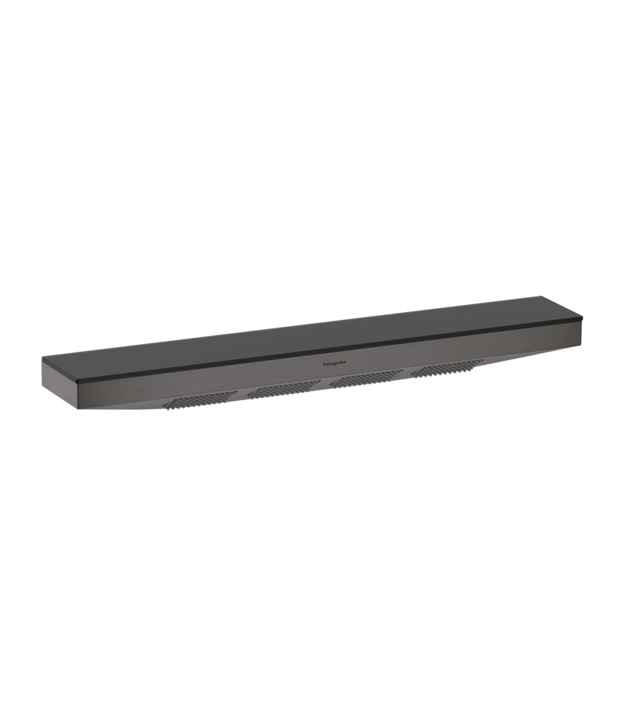 Hansgrohe Rainfinity Schulterbrause 500 1jet mit Duschablage Brushed Black Chrome