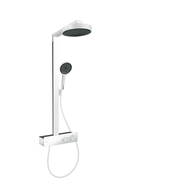 Hansgrohe Rainfinity Showerpipe 250 1jet EcoSmart mit ShowerTablet 350 Mattweiß
