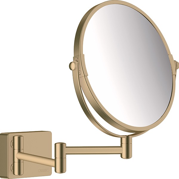 Hansgrohe Rasierspiegel AddStoris brushed bronze 