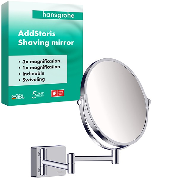 Hansgrohe Rasierspiegel AddStoris chrom 