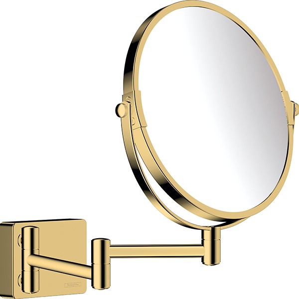 Hansgrohe Rasierspiegel AddStoris polished gold 