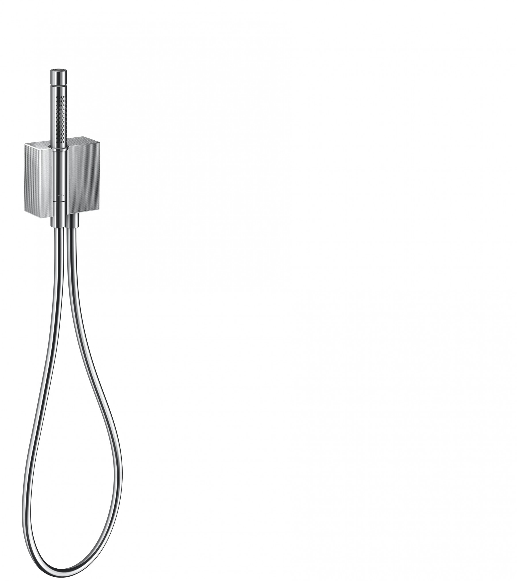 Hansgrohe Schlauchanschl.u.Brausenhalter Axor Edge chrom mit Stabhandbrause